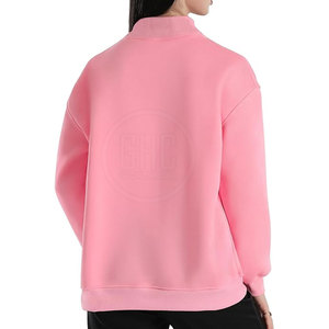 Sweatshirts à la mode pour femmes conçus sur mesure avec logo imprimé à manches longues sur le devant pour l'hiver-Fabriqué au Pakistan - Product Image 2