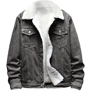 Chaqueta Vaquera Lavada Personalizada al por Mayor, Chaqueta Vaquera Unisex Extra Grande y de Talla Grande, Ropa de Calle de Moda, Chaqueta Vaquera Informal de Alta Calidad - Product Image 1