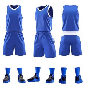 Venta al por mayor personalizado cómodo Jersey transpirable baloncesto uniformes ropa atlética baloncesto Jersey pantalones cortos - Product Image 3