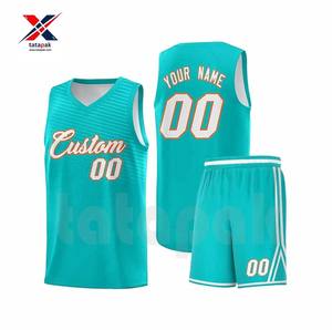 Nouvelle arrivée vêtements d'équipe de basket-ball de haute qualité 100% polyester tissu respirant abordable séchage rapide pour une utilisation officielle de l'équipe - Product Image 1