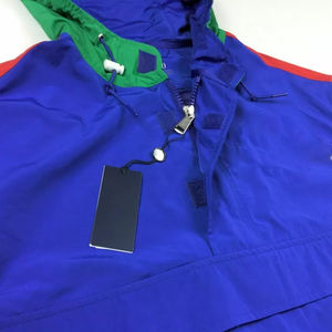 Chaqueta cortavientos Anorak ligera para hombre de calidad superior Diseño Cierre impermeable Cremallera Opción de bloque de color Tallas grandes 2025 - Product Image 4