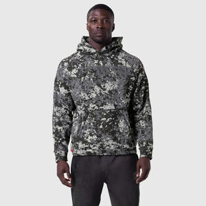 เสื้อมีฮู้ดสวมหัวลายพรางสำหรับผู้ชายผ้าเทอร์รี่ฝรั่งเศสคอตตอน500GSM ออกแบบโลโก้ได้ตามต้องการและส่งออกทั่วโลก - Product Image 1