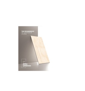 Carreaux de porcelaine GVT beige sophistiqués 60x120 cm finition brillante européenne moderne et élégante pour sols murs brique réfractaire PGVT - Product Image 1