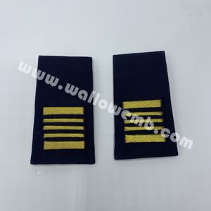 Charreteras personalizadas de 3 barras de alta calidad, Bomba de Malasia, bordado alto, uniformes ceremoniales de defensa personal, máquina de bordado alto - Product Image 1