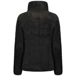 Veste polaire à fermeture éclair intégrale pour femme, personnalisée, à prix bas, décontractée, chaude, vêtements d'hiver, col à revers, fermeture éclair - Product Image 6