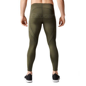 กางเกงรัดรูปผู้ชายแบบ OEM สั่งทำพิเศษ เอวยางยืด แฟชั่นใหม่ ระบายอากาศได้ดี สวมใส่สบาย เหมาะสำหรับเล่นกีฬาและกิจกรรมกลางแจ้ง น้ำหนักเบา - Product Image 2