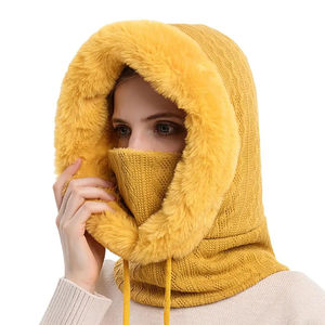 Gorro de Invierno Cálido de Forro Polar, Capucha Cortavientos Transpirable, Bufanda Térmica para el Cuello, Pasamontañas, Gorro para Ciclismo, Senderismo, Motociclismo al Aire Libre - Product Image 3