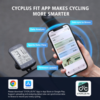 CYCPLUS Odometer Sepeda, Komputer Sepeda Nirkabel, GPS Speedometer Sepeda