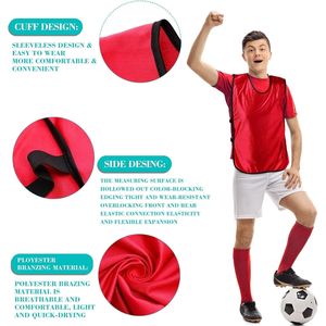 12 pezzi di calcio e basket squadra Pinnies Scrimmage gilet & soldi attrezzature per allenamento - Product Image 1