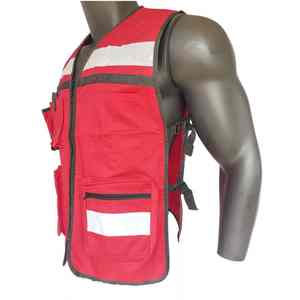 Derniers modèles Gilet haute visibilité pour homme Gilet haute qualité, respirant et confortable, vente à chaud Top tendance Gilet haute visibilité pour homme à tarif raisonnable - Product Image 5