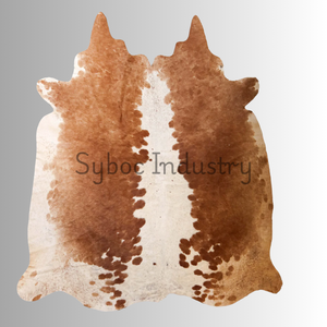 Cuero Natural con Pelo de Vaca, Alfombra de Cuero de Vaca Personalizada, Cuero Genuino de Grano Completo Curtido Vegetal, Tela de Cuero de Piel de Vaca para Bolsos - Product Image 1