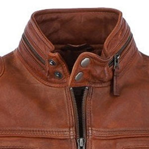 Chaqueta de Hombre de Alta Calidad, Transpirable, de Piel de Oveja Auténtica, Personalizable, Diseño de Cuero Moderno, Precio Razonable - Product Image 5