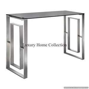 Fancy Design Metal <b>Console</b> <b>Table</b> <b>Gold</b> Color Shiny Polished Handcrafted Wall Side <b>Table</b> Unique Stylish Home Furniture Supplies - Product Image 4