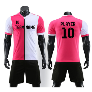 Conjunto de camiseta de fútbol de verano personalizado para niños y niñas Ropa de fútbol personalizada con chándal con logotipo - Product Image 3