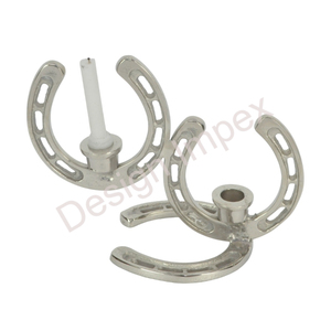 Chandelier de qualité minimaliste support fonte d'aluminium fête événement Antique Design cheval étrier bougeoir pour la décoration - Product Image 5