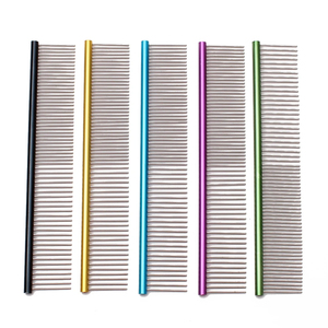 Puppy Grooming Comb Groomer For Dog Stainless Aluminum Groomer Pets Combs Hairbrush Cat Dog Grooming Combs Dog Hair Care - Product Image 1