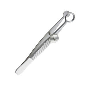 Ayer 9cm Instrumentos quirúrgicos oftálmicos de acero inoxidable alemán Fórceps de párpados manuales Tornillo hecho Pakistán PARA LA ELIMINACIÓN DE chalaziones - Product Image 2