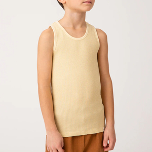 Camiseta sin Mangas para Niños, 100% Algodón, Transpirable, Anti-Pilling, Fácil Cuidado, Lavable a Máquina, Estilo Moderno, Uso Versátil para Gimnasio, Playa, Uso Diario - Product Image 2