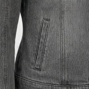 Chaqueta Vaquera de Invierno para Hombre, Logotipo Frontal Personalizado, Alta Calidad, Transpirable, Ropa Exterior Informal - Product Image 5