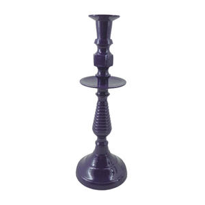 Lighting Decoration Aluminum Candle Pillar Holder Set of 3 Matt Black PC Candle Stand for Living <b>Room</b> & Wedding Decor - Product Image 4