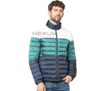 Chaquetas acolchadas sueltas personalizadas OEM al por mayor, chaquetas de plumón para hombre, Abrigo acolchado grueso de invierno transpirable de secado rápido para hombre - Product Image 1