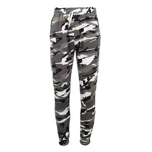 Wholesale Men's Winter Casual Sweatpants Eco-Friendly 100% Cotton Canvas Fleece Thickness <b>Elastic</b> Waist <b>Lace</b>-Up OEM Service - Product Image 1
