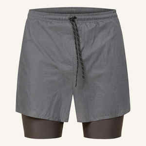 Pantalones cortos 2 en 1 para correr para hombre, pantalones cortos de gimnasio de entrenamiento de secado rápido de 7 pulgadas con bolsillos, pantalones cortos atléticos de entrenamiento de tenis - Product Image 1