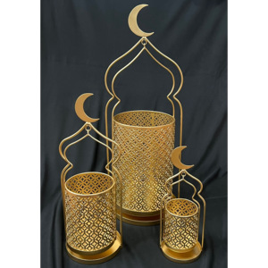 Faroles Marroquíes de Hierro Hechos a Mano 2026, Portavelas de Metal para Eid Mubarak, Ramadán, Bodas, Navidad, Decoración del Hogar - Product Image 5