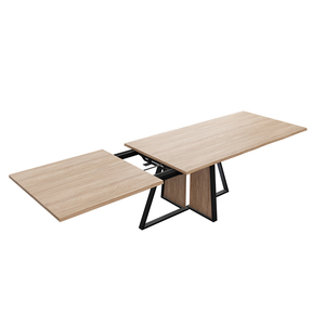 <span class=keywords><strong>Table</strong></span> à manger rectangulaire extensible en bois de chêne de style rustique de <span class=keywords><strong>haute</strong></span> qualité pour salle à manger - Product Image 3