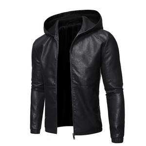Veste en cuir pour hommes personnalisée OEM Veste en cuir de motard moto pakistanais de grande taille de style européen - Product Image 1