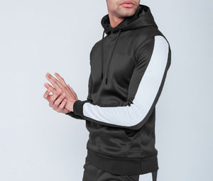 Ensemble de jogging 2 pièces en coton respirant à séchage rapide coupe-vent survêtement à manches longues pour hommes pour l'hiver - Product Image 3