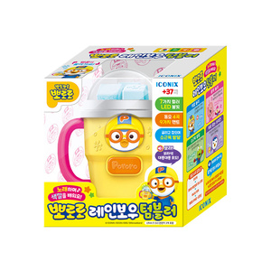 Pororo <b>Rainbow</b> Tumbler With <b>Led</b> <b>Light</b> For Drinking - Product Image 1