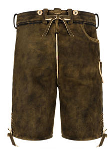 Shorts Lederhosen pour hommes personnalisés OEM, en peau de cerf, fabriqués ODM, vêtements de loisirs de chasse, shorts bavarois pour hommes - Product Image 2