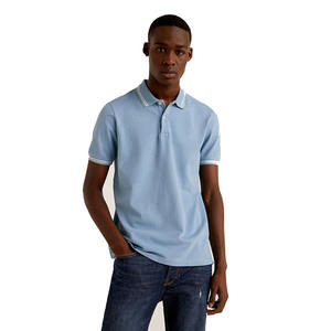 Camiseta Polo de Manga Corta para Hombre con Etiqueta Personalizada al por Mayor, Diseño Profesional, Cuello Camisero, Patrón Liso, Gran Venta - Product Image 3