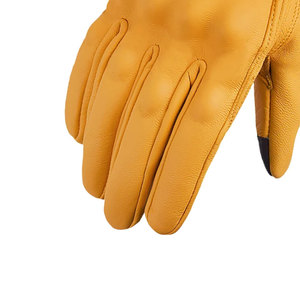 Guantes de carreras de cuero de primera calidad/Guantes de carreras de cuero de vaca de ajuste cómodo - Product Image 3