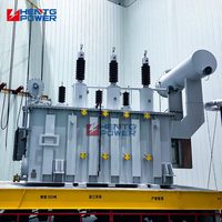 Transformador HENTG de 220kV 31500KVA, Trifásico, de Doble Devanado, Sumergido en Aceite, Regulador de Voltaje en Carga, 50/60Hz, ONAN/ONAF