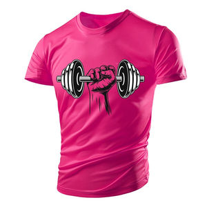 Camiseta de gimnasio de entrenamiento físico para hombre de alta calidad Camiseta de compresión con estampado de logotipo personalizado en stock Varios tamaños disponibles - Product Image 4