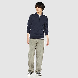 เสื้อสเวตเตอร์ฟิตเนสสำหรับผู้ชายเสื้อครอปแบบรูดซิปครึ่งสีล้วนสำหรับผู้ชายเสื้อสเวตเชิ้ตออกกำลังกายในฤดูใบไม้ผลิโลโก้ที่กำหนดเอง - Product Image 2