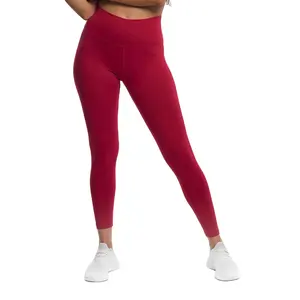 Women's Leggings High Waist Yoga Fitness Trousers With Abdominal Control Slim Push Up Sports Plain Stretch Running Leggings