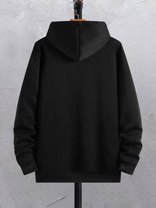 Sudadera con capucha con estampado de pato personalizada para hombre, Jersey gráfico de moda con bolsillo de canguro, Sudadera con capucha cómoda holgada con cordón - Product Image 2