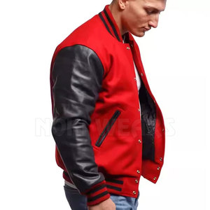 Veste de baseball de haute qualité en gros, fabrication directe d'usine, veste de baseball pour homme sur mesure - Product Image 3