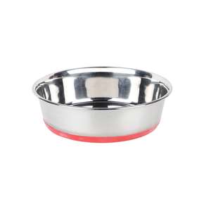 Plato para mascotas de acero inoxidable al por mayor, cuenco para cachorros nuevo redondeado portátil, comedero de Metal para gatos, cuenco de gran cantidad de agua para gatos - Product Image 3
