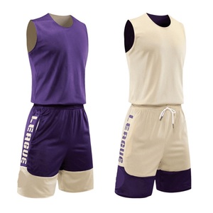 Conjuntos de camisetas de baloncesto personalizadas para adultos, uniforme deportivo para niños y niñas, ropa deportiva de equipo degradado, 100% de poliéster, transpirable, de secado rápido - Product Image 4