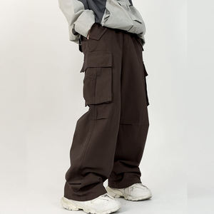 Custom OEM Canvas Vintage Pockets Mid Waist Streetwear Baggy Casual Long <b>Parachute</b> <b>Cargo</b> Shorts for Men - Product Image 4