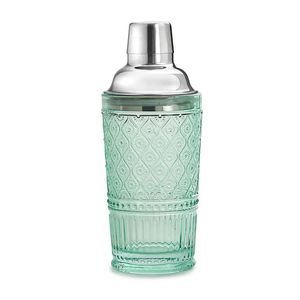 Coctelera de vidrio confiable con medidas claras y tapa de acero brillante adecuada para regalos o estaciones de bebidas en el hogar - Product Image 3