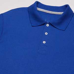 Vente en gros de polo en coton vierge avec broderie OEM personnalisée de haute qualité 100% coton polo avec logo personnalisé - Product Image 1