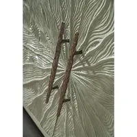 Meuble TV moderne du milieu du siècle, centre de divertissement sculptural en bois avec rangement