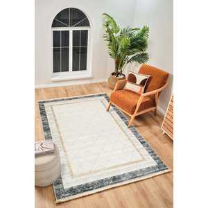 Tapis moderne multicolore Netline PR017 Perre, 60% viscose, 40% acrylique, pour chambre à coucher, bureau et chambre d'enfant - Product Image 6