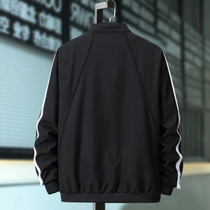 Dernière conception hommes Bomber Jacket 100% Polyester col montant imperméable avant Logo-Vente en gros Bomber Jacket pour hommes - Product Image 2