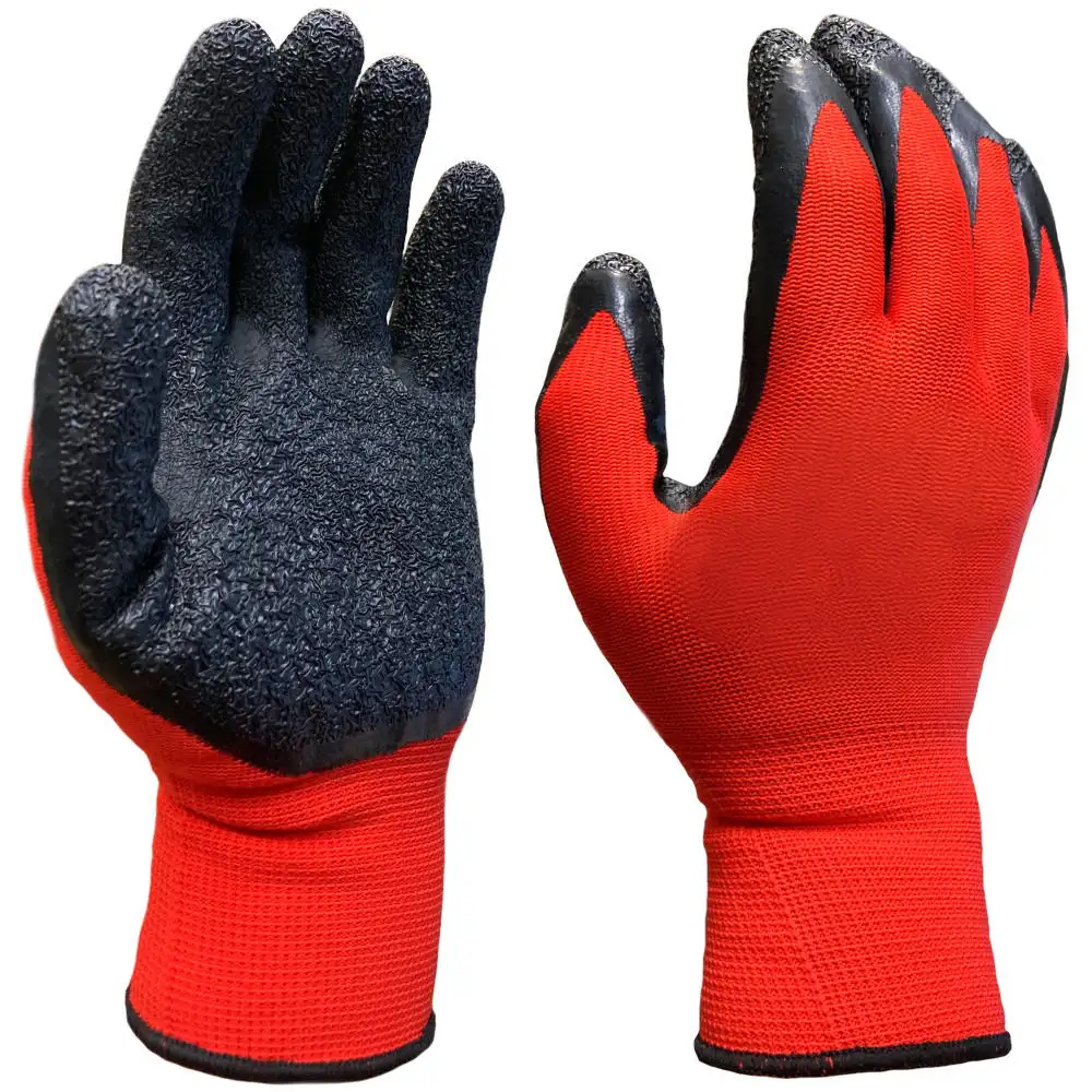 Guantes duraderos de seguridad para el trabajo de minería, aceite y gas, antiimpacto, para maquinaria pesada, guantes operativos de cuero, soporte OEM personalizado Maju Industry